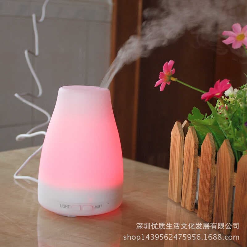 Garrafa de saquê criativa difusor de aroma doméstico ultrassônico silencioso óleo essencial led aroma difusor lâmpada qu