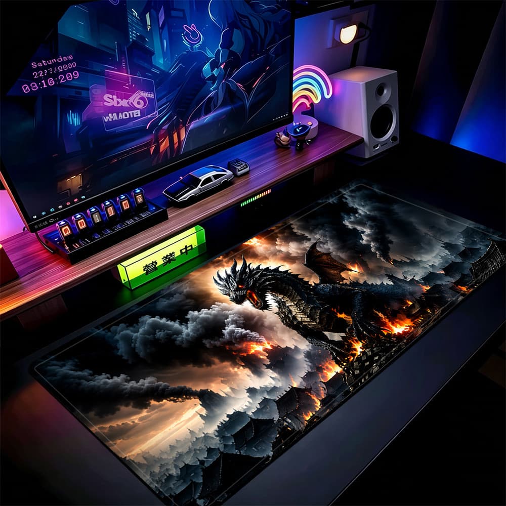 Grande Jogo Mouse Pad Antiderrapante 80X30 CM Impressões Personalizadas Mousepad Borda Costurada YG71506