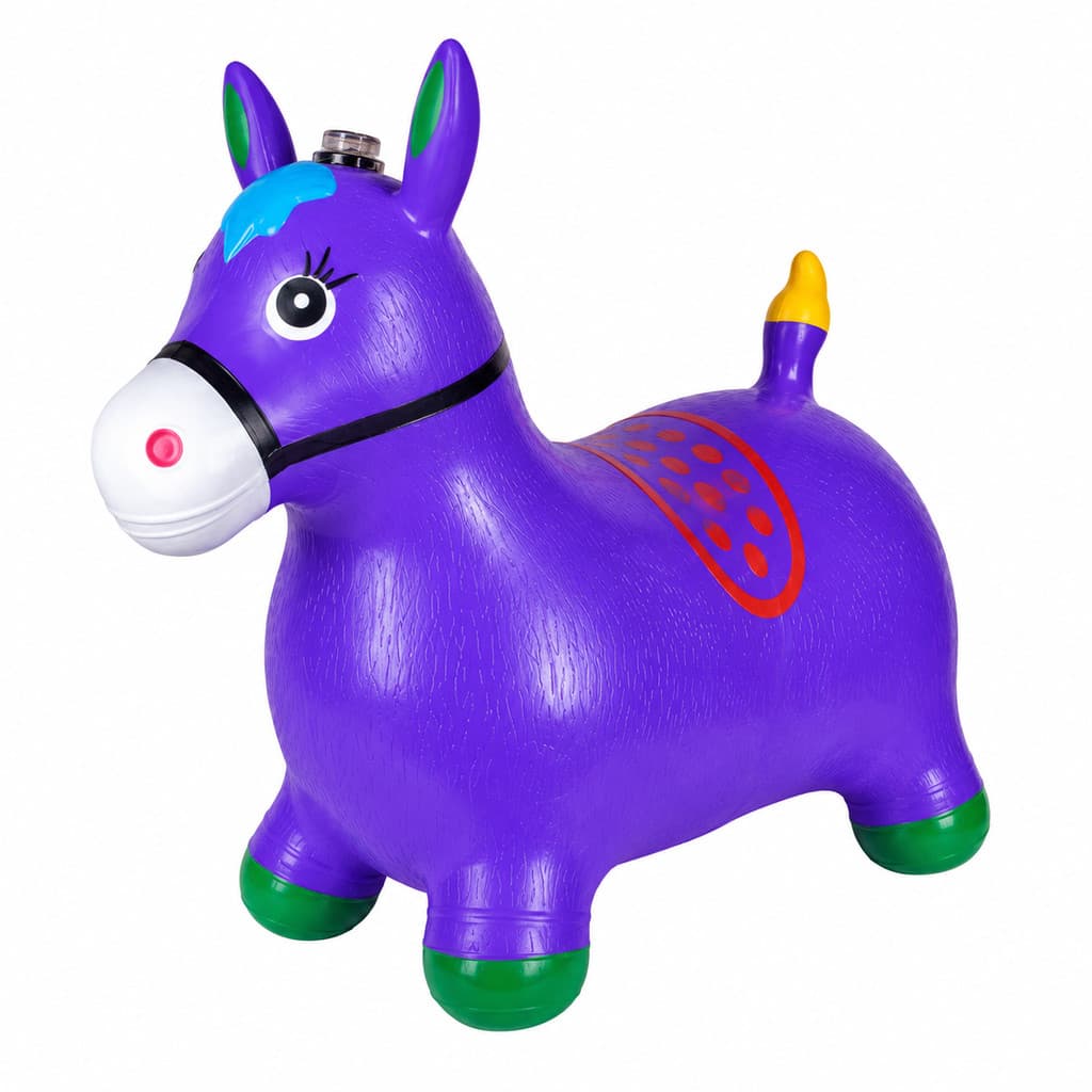 Cavalinho Upa Upa Infantil com Som e Luzes (ROXO)