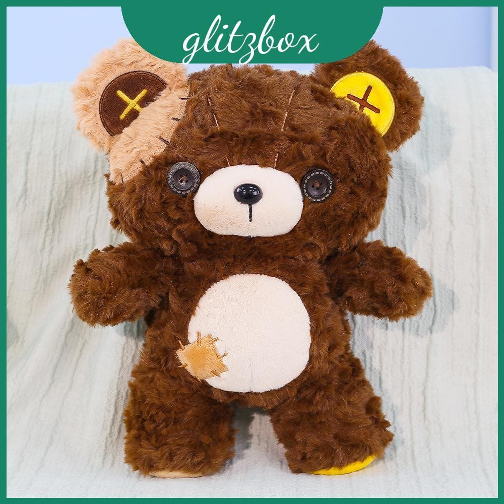 Urso De Pelúcia De Brinquedo Com Cabelo Curto Ultramacio Para Relaxar Crianças E