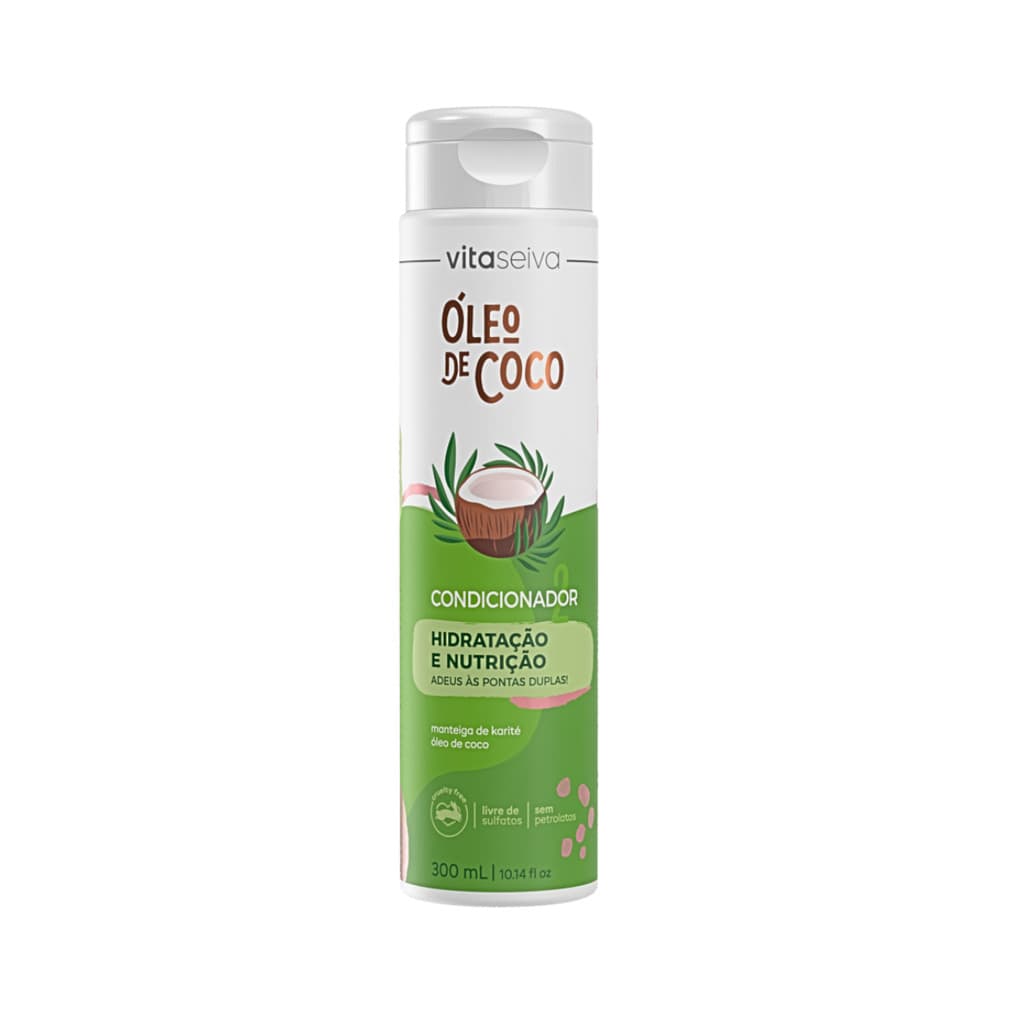 Creme de Pentear Vita Seiva Óleo de Coco Hidratação e Nutrição 300ml