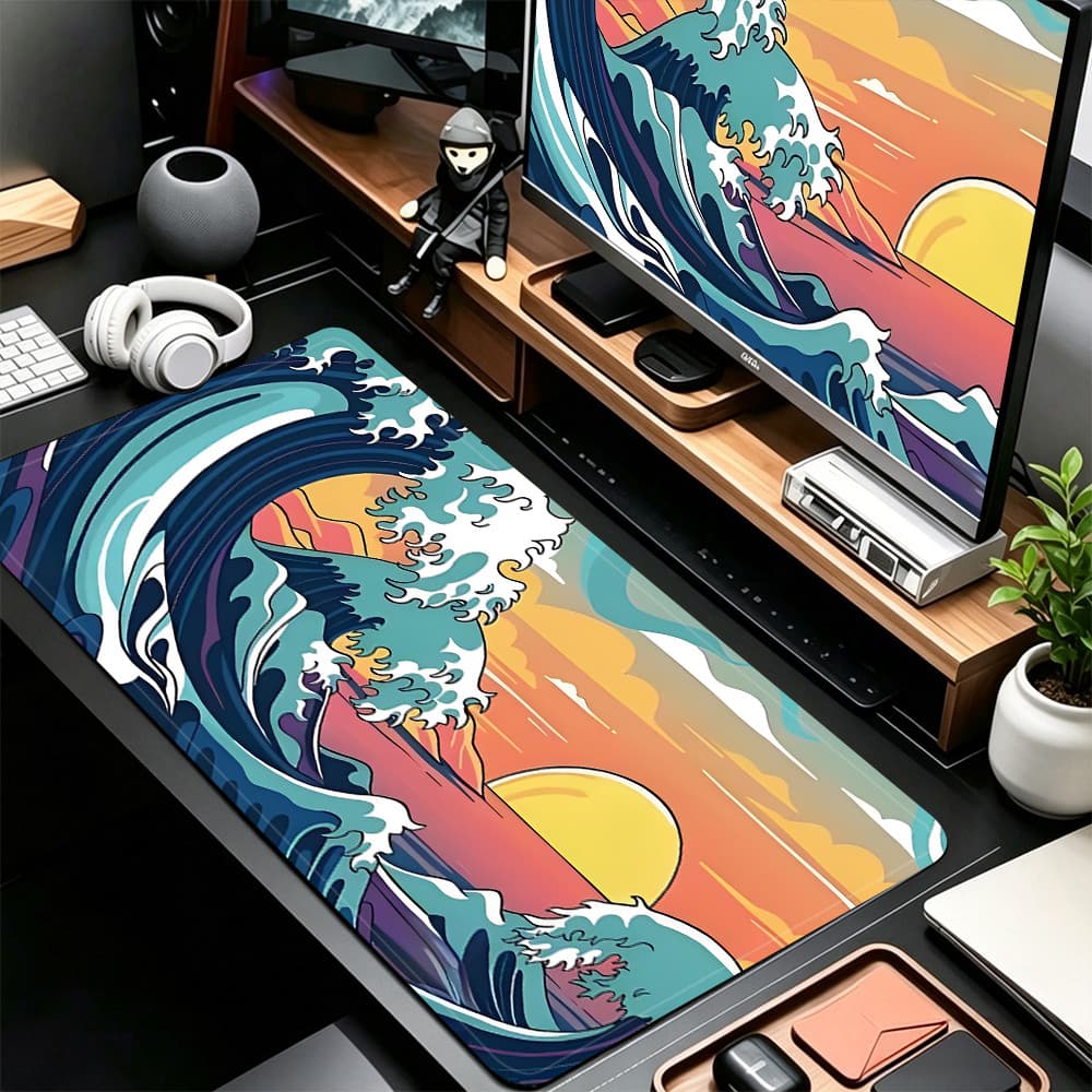 Grande Jogo Mouse Pad Antiderrapante 80X30 CM Impressões Personalizadas Mousepad Borda Costurada LM0020 XC009