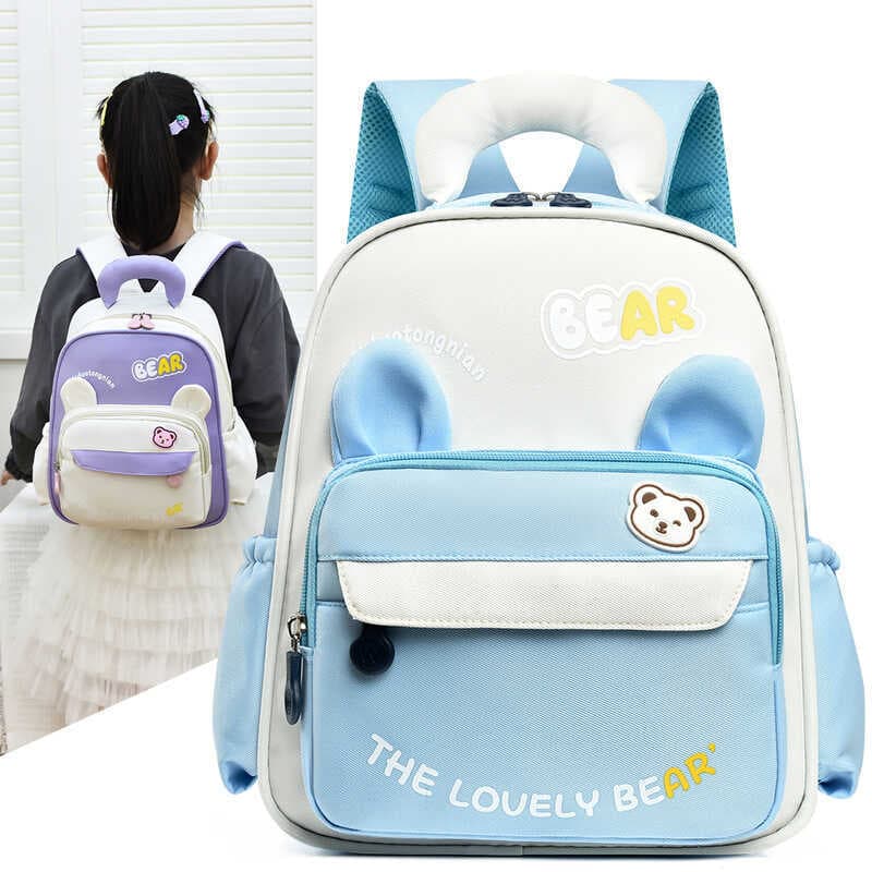 Crianças crianças mochila versão coreana dos desenhos animados jardim de infância crianças mochila 3-5 anos de idade peq
