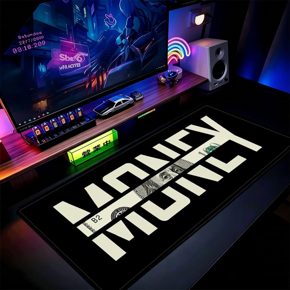 Grande Jogo Mouse Pad Antiderrapante 80X30 CM Impressões Personalizadas Mousepad Borda Costurada YG80204