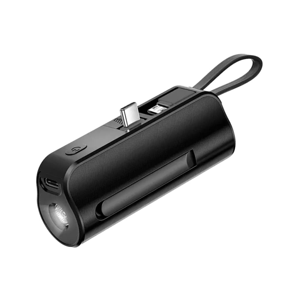 Carregador Portátil Power Bank Mini 5000mAh 2 em 1 Kapbom KA-9788