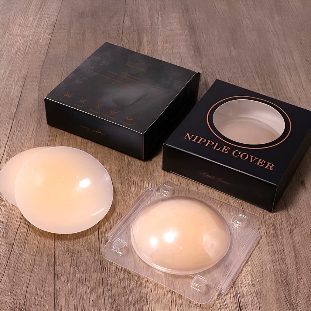 Protetor de Seios em Silicone Autocolante – Adesivo Invisível Reutilizável (Par)
