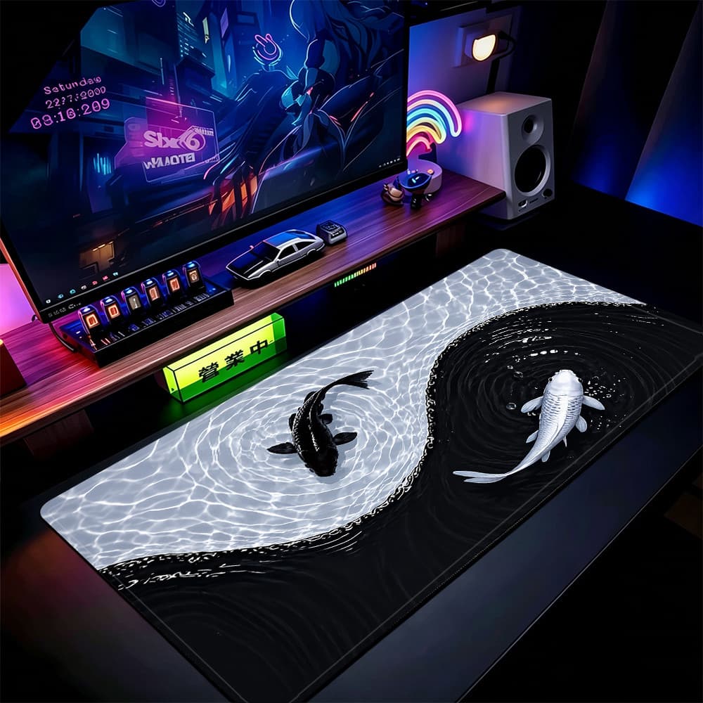 Grande Jogo Mouse Pad Antiderrapante 80X30 CM Impressões Personalizadas Mousepad Borda Costurada YG80207
