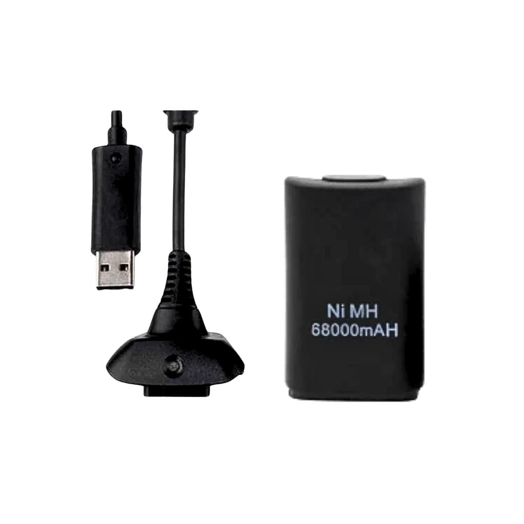 Bateria p/ Controle XBOX 360 com Cabo Kapbom KAP-H360
