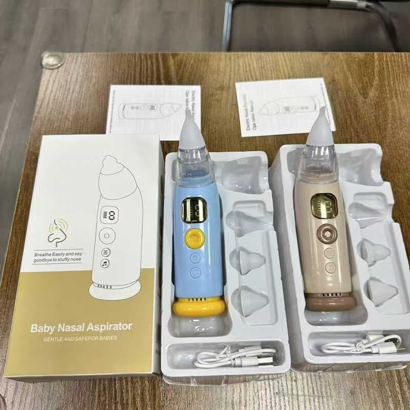 Aspirador nasal bebê aspirador nasal elétrico aspirador nasal crianças doméstico recém-nascido Booger li