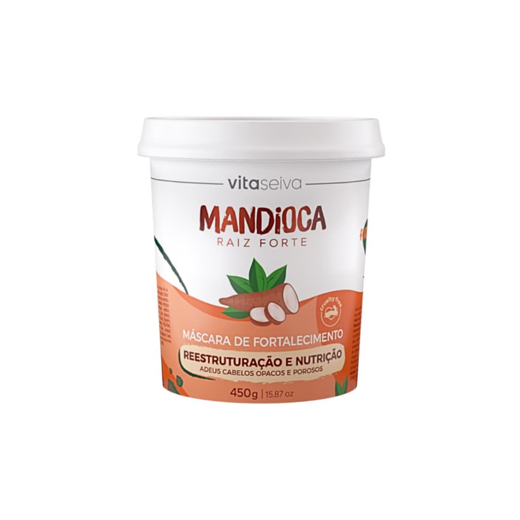 Creme Capilar Máscara de Fortalecimento Vita Seiva Mandioca Raiz Forte 450g