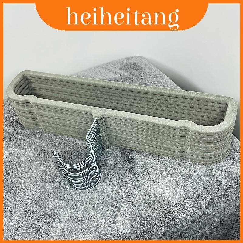 Pacote De Dez Cabides De Veludo Para Roupas Calças De Armazenamento De Guarda-Roupa Penduradas E