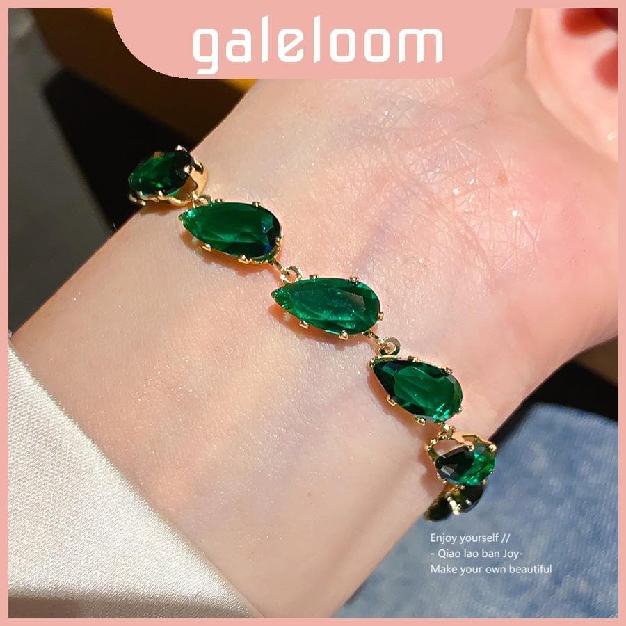Pulseira Elegante Da Gota Do Zircão Água Com Zircônia Cúbica Para Uso Diário