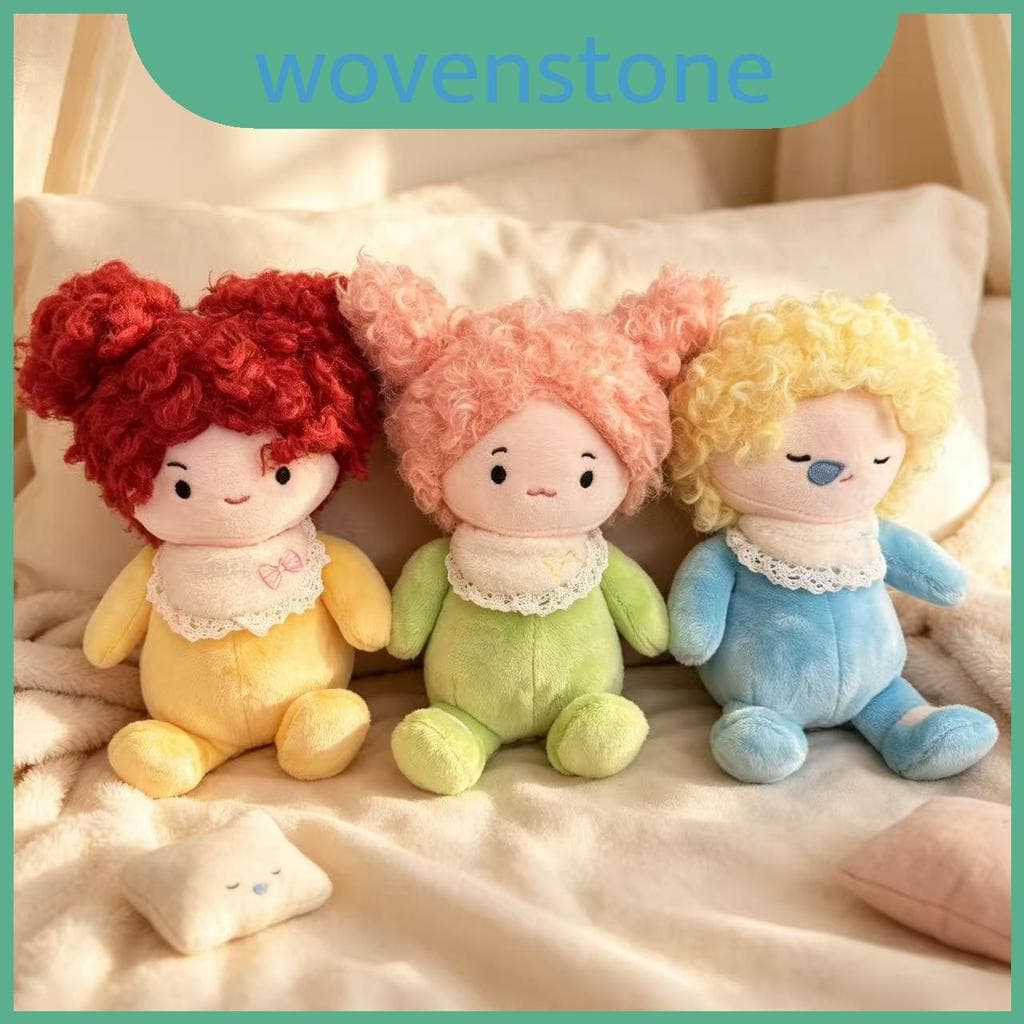 Brinquedo Macio Do Luxuoso Arco-Íris Da Menina Com Cabelo Encaracolado Para A Decoração Das Crianças Quarto