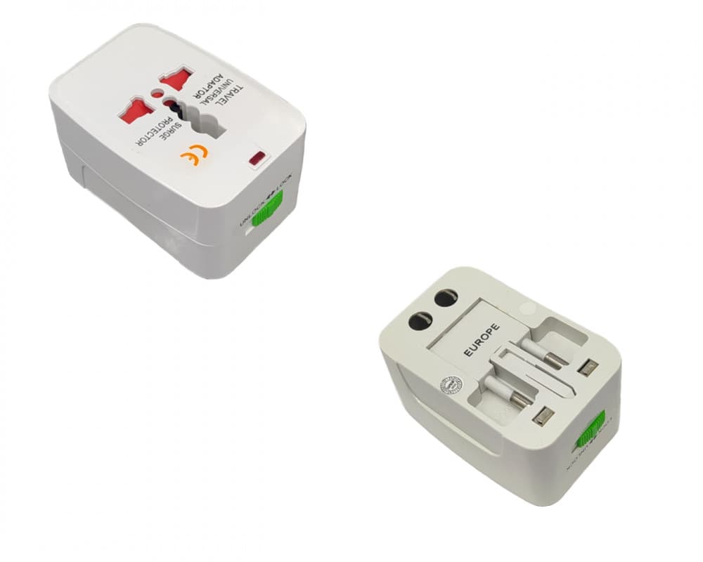 Adaptador De Tomada Para Viagem Universal Internacional Compatível Para Tomadas De Diferentes Países