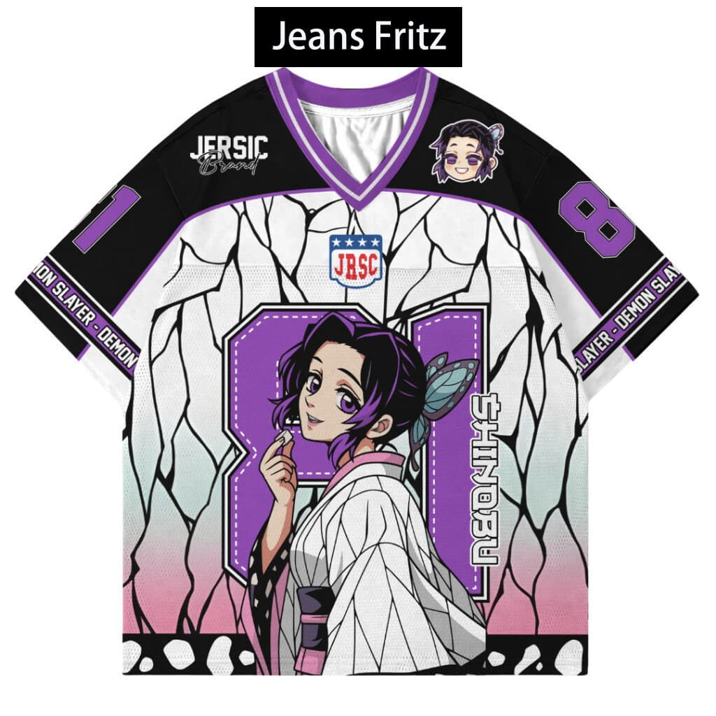 Anime Impressão Padrões Divertidos Camiseta 81 Demon Slayer Shinobu Kimetsu No Yaiba Juventude Presente Das Crianças