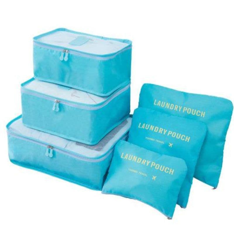 shop mix Organizador De Mala 6 Pçs Necessaire Viagem Bolsa Saco Cor:A