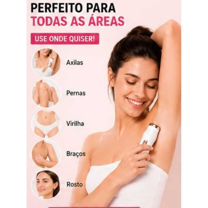 Barbeador Elétrico Multifuncional 3 em 1 Recarregável USB Aparador Barba Nariz e Orelha Máquina de Barbear Sem Fio