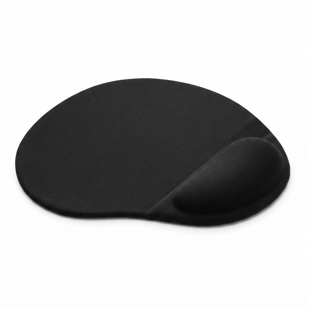 Mouse Pad com Suporte Pulso Ergonômico Emborrachado