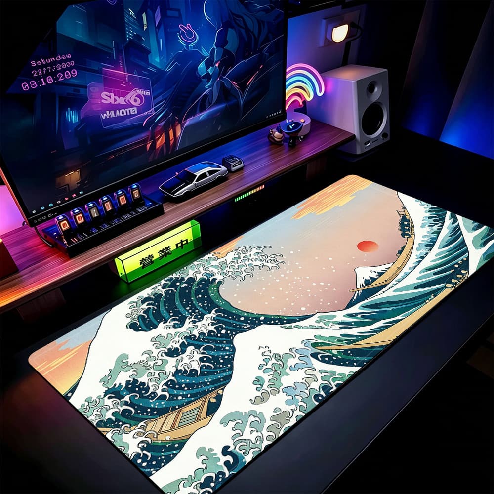 Grande Jogo Mouse Pad Antiderrapante 80X30 CM Impressões Personalizadas Mousepad Borda Costurada YG71301