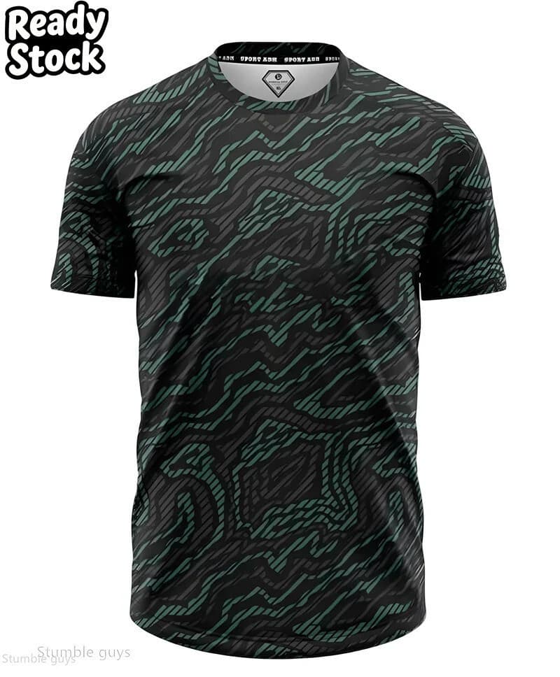 2026 Nova Camiseta Masculina Oversized Retro Verão Solto Manga Curta Respirável Leve Moda Esportes 3D Masculino De