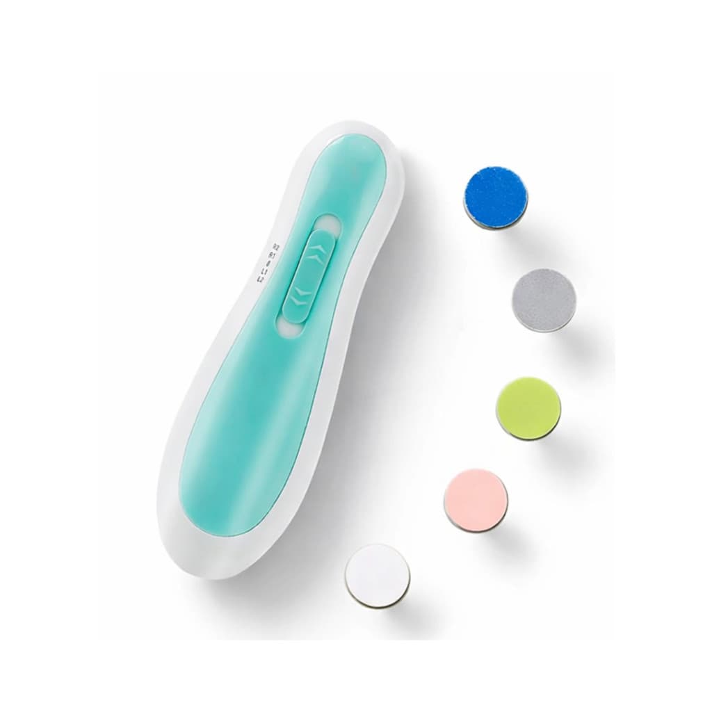 VERDE - Aparador de Unhas Elétrica Infantil – Lixa
