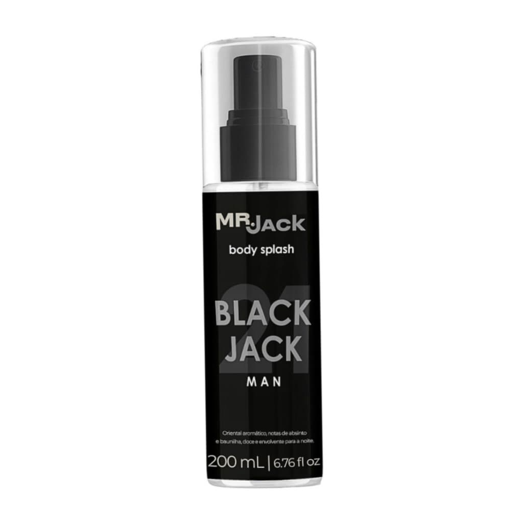 Body Splash Mr.Jack BlackJack 21 Man 200ml Oriental Aromátic