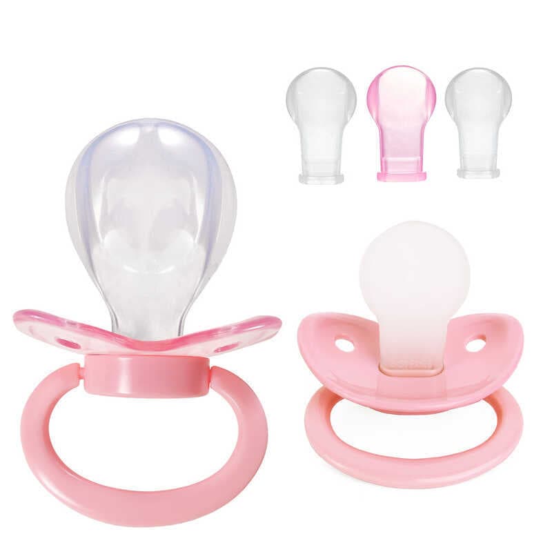 Daduo ABDL Super Grande Chupeta Adulto Conjunto de Chupeta Grande DDLG Adulto Crianças Chupeta