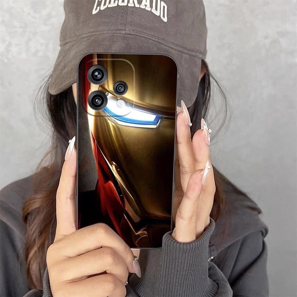 Marvel Homem De Ferro Capa De Telefone Para OPPO RENO 15 15F 14 14F 13 13F 12 11 11F 10 8T 8 7 6 5 4 4F LITE Pro Plus Si