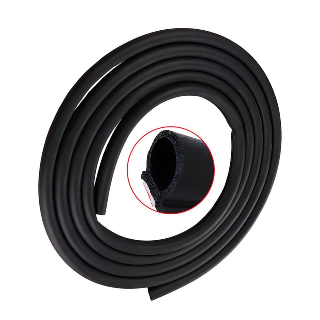 Carro Universal 1.5x1.5cm 2m Em Forma De D Bota De Borracha Porta Traseira Corpo Lacuna Enchimento Tira De Vedação