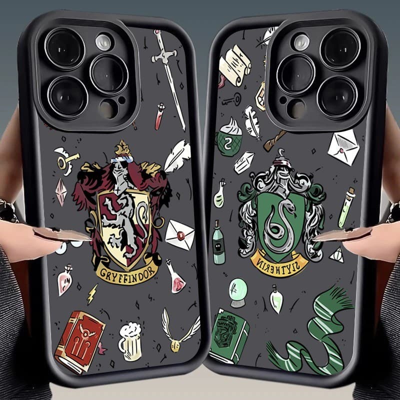 Capa De Telefone De Silicone Macio Para iPhone 16 17 13 11 12 14 15 pro max X XS XR 8 7 Plus Varinha Mágica