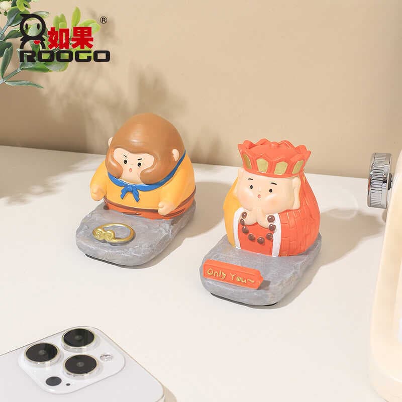 Nacional na moda viagem para o oeste suporte do telefone móvel pequenos ornamentos criativo decorações para casa Desktop