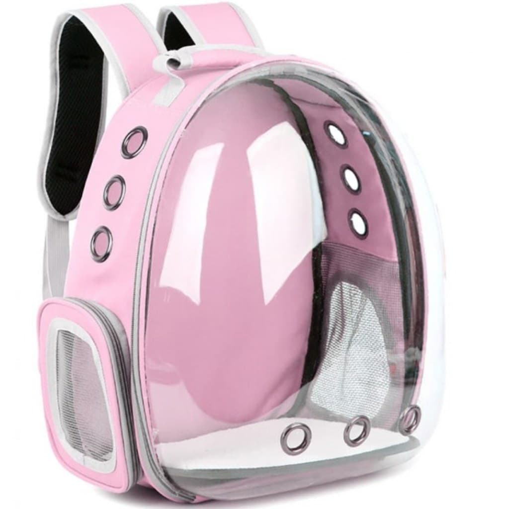 Mochila Pet Transporte para Cães e Gatos Visão Ampla