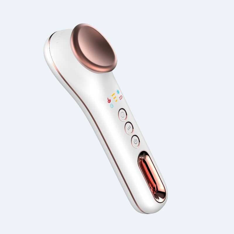 Massageador de olhos elétrico importado instrumento de beleza facial limpador facial quente e frio massageador de olhos
