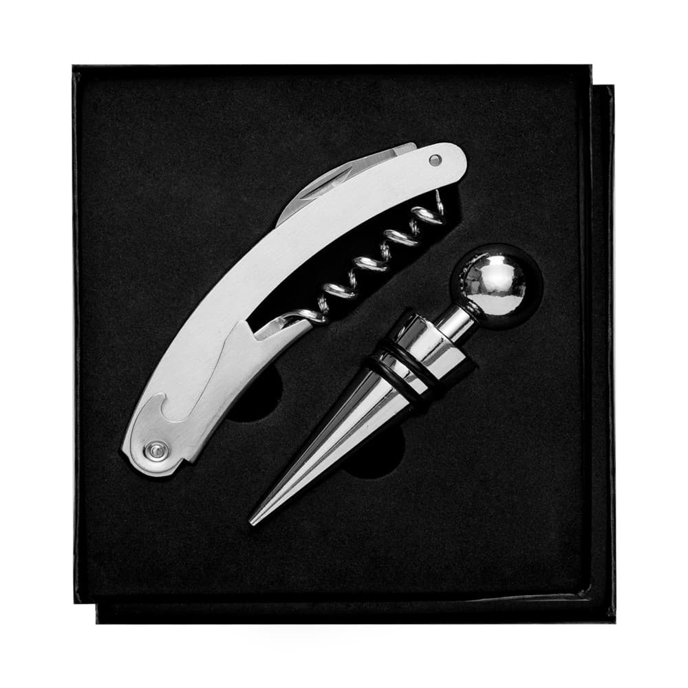 Saca-Rolhas de Vinho Profissional em Aço – Abridor Manual Elegante para Bar e Cozinha