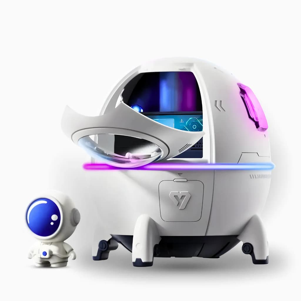 Umidificador Infantil Espacial com Astronauta