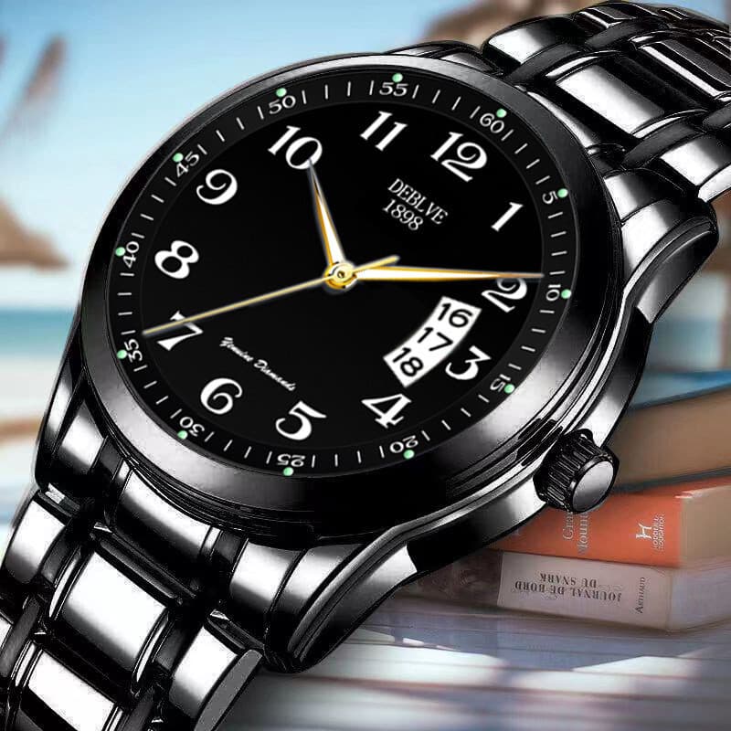 GD Digital Men's Calendar Luminous Gift Watch Relógio não mecânico Relógio de quartzo sólido com relógio digital