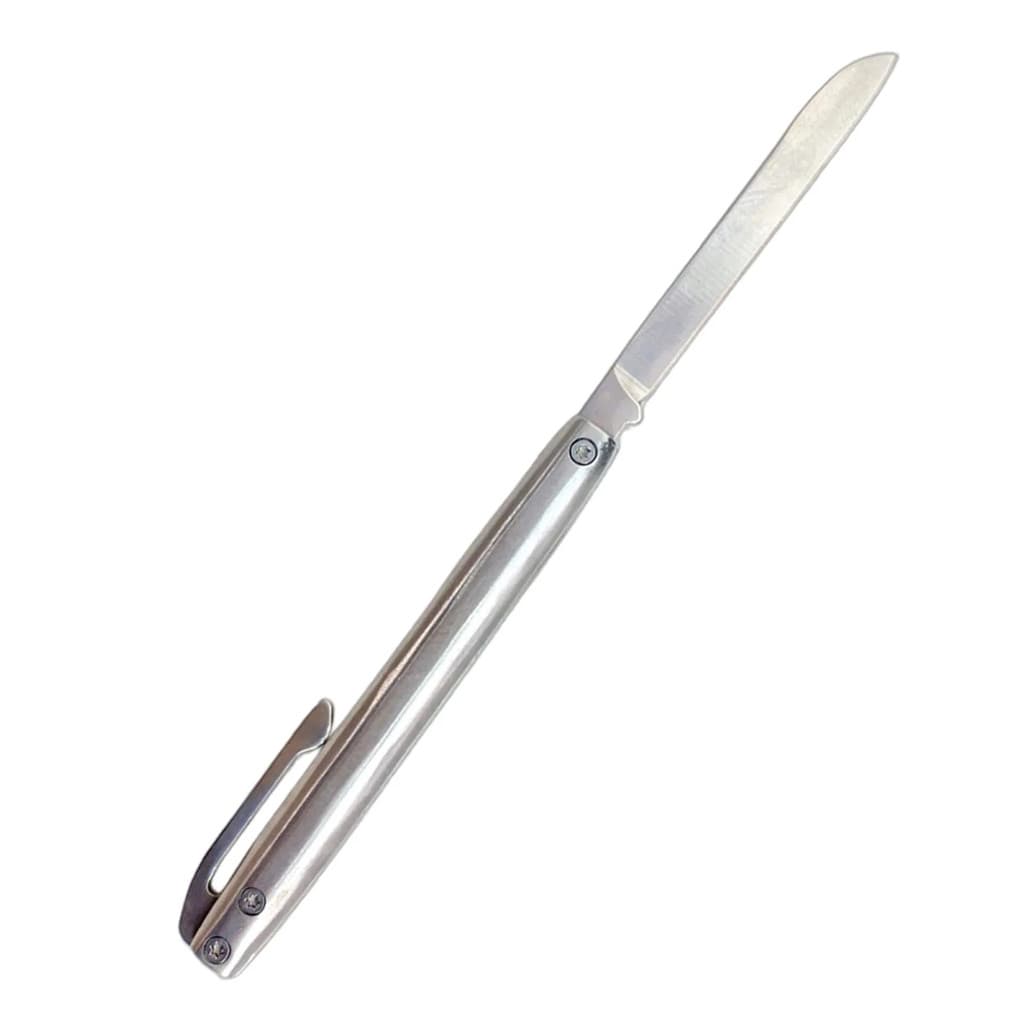 Canivete de Bolso Estilo Bisturi Aço Inox Dobrável