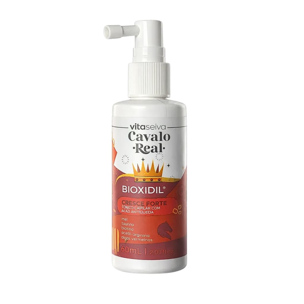 Tônico Capilar de Crescimento Bioxidil Cavalo Real Vita Seiva 60ml Cod.89776