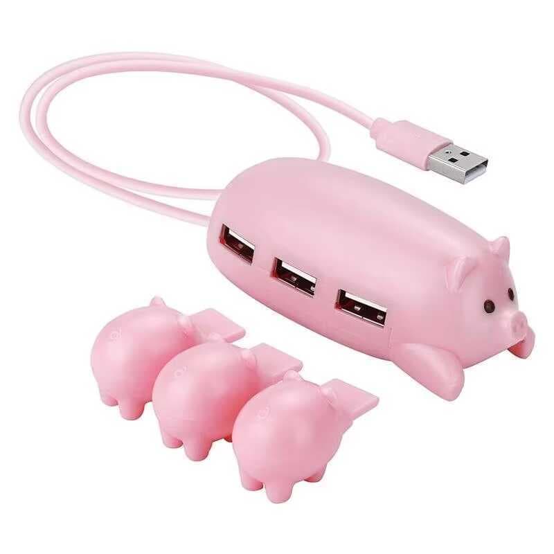 Estação De Acoplamento Portátil 3 Em 1 , Porta De Hub , Portas USB 2.0 , Divisor Para Teclado , Mouse , Laptop
