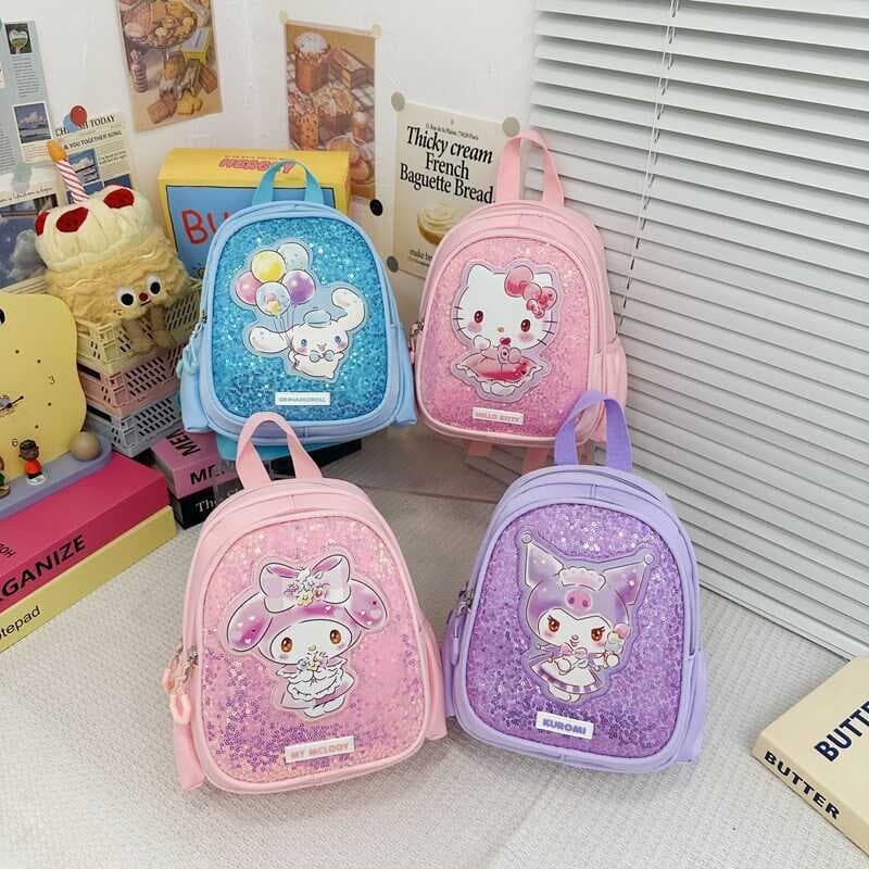 Novas crianças mochila dos desenhos animados bonito na moda leve pequeno saco de escola jardim de infância menina lanche