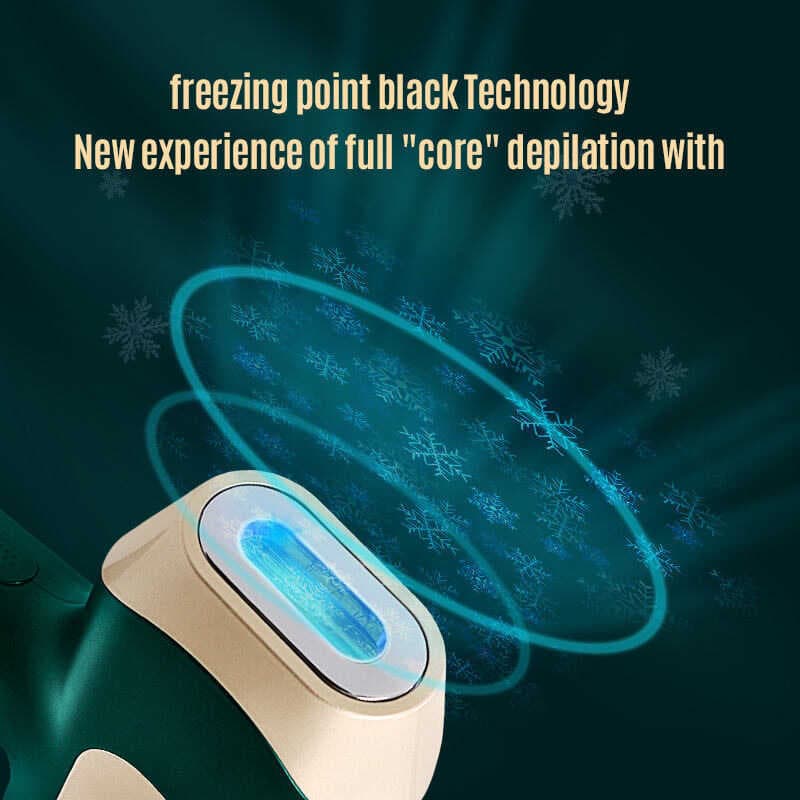 Photon rejuvenescimento da pele remoção do cabelo do corpo inteiro instrumento de beleza indolor sensação de gelo forte