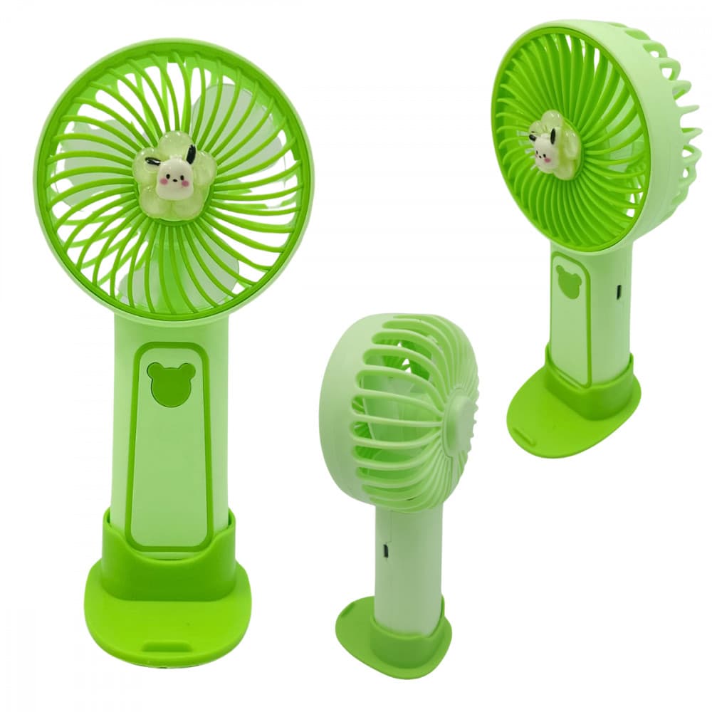 Mini Ventilador Portátil Recarregável de Mesa Logo Urso Hmaston TX265