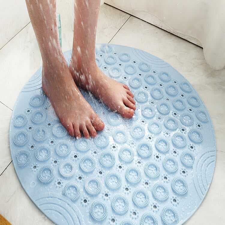 Com ventosa redonda banheiro chuveiro banheiro antiderrapante massagem pé esteira antiderrapante anti-queda Multi