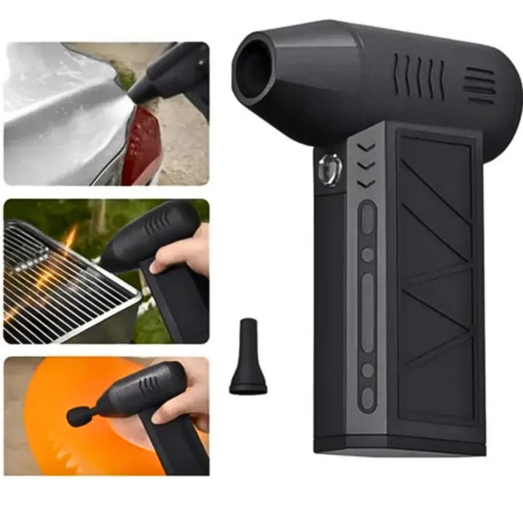 Mini Soprador De Ar Turbo Jet Fan Limpeza Pc Teclado TOP!