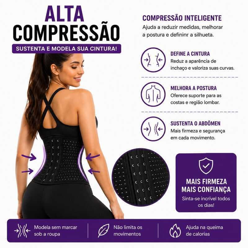 Slimming Corset Shapewear – Molda O Corpo E Reduz Medidas