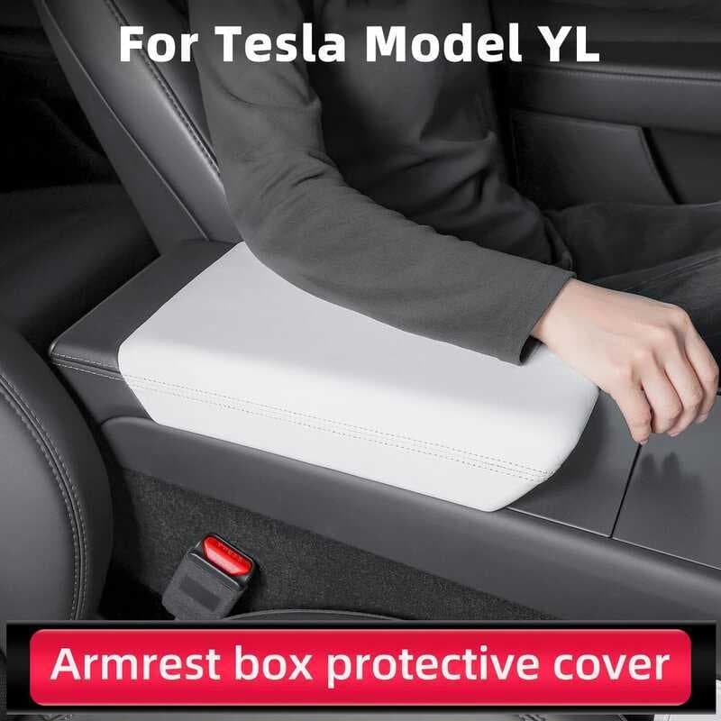 Para Tesla Modelo YL 6 Assentos Caixa De Apoio De Braço Proteger Capa Console Central Anti-Risco 2026 Acessórios Interio