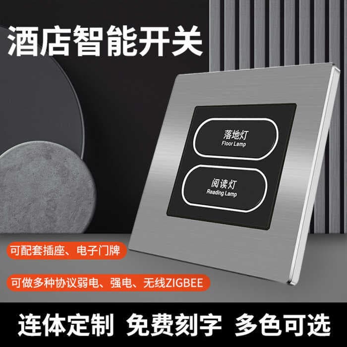 Interruptor personalizado do Hotel Graffiti inteligente Zigbee Tact switch remoto casa inteligente interruptor de contro