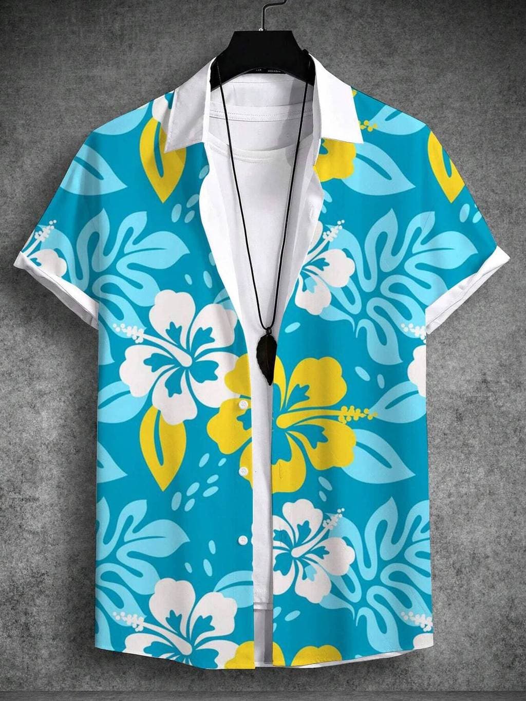 Nova Camisa Masculina De Verão Plantas Tropicais Gráfico Impressão 3D Moda Camisas Manga Curta Topos Streetwear Solto Ca
