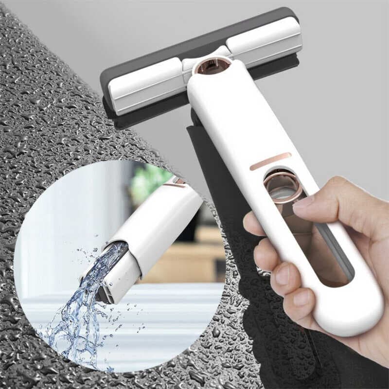 Mini Mop Dobrável Absorvente Portátil Limpeza Úmida e Seca para Pia Mesa Janela Banheiro