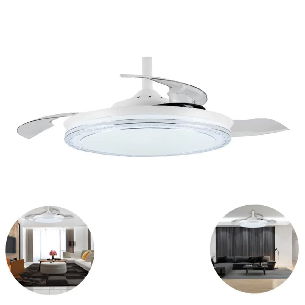 Ventilador de Teto Retrátil 36" LED Breeze Home Bivolt